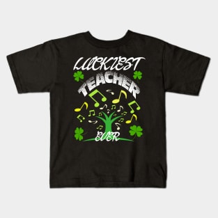 Luckiest Teacher Ever Kids T-Shirt